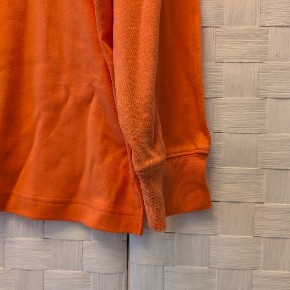 Beretta Mens Blaze Orange Mock Neck Long Sleeve Cotton Hunting Shirt Medium - Picture 4 of 11